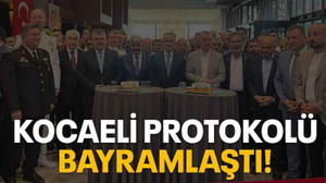 Kocaeli protokolü bayramlaştı!
